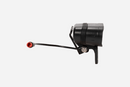 Electric bike front headlight side view