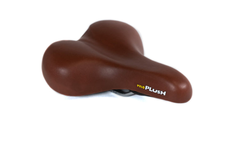 brown bicycle seat